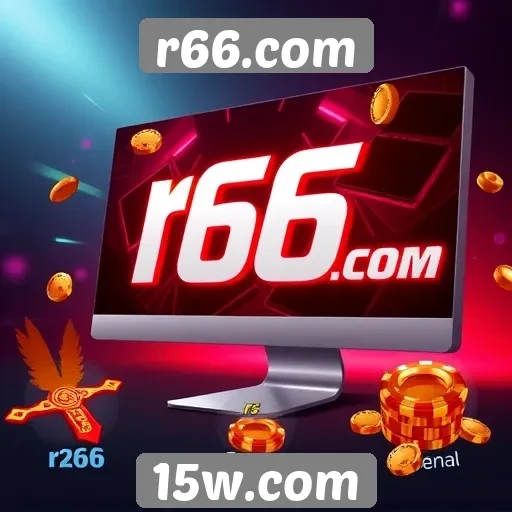 Aspectos de design do site r66.com para jogadores